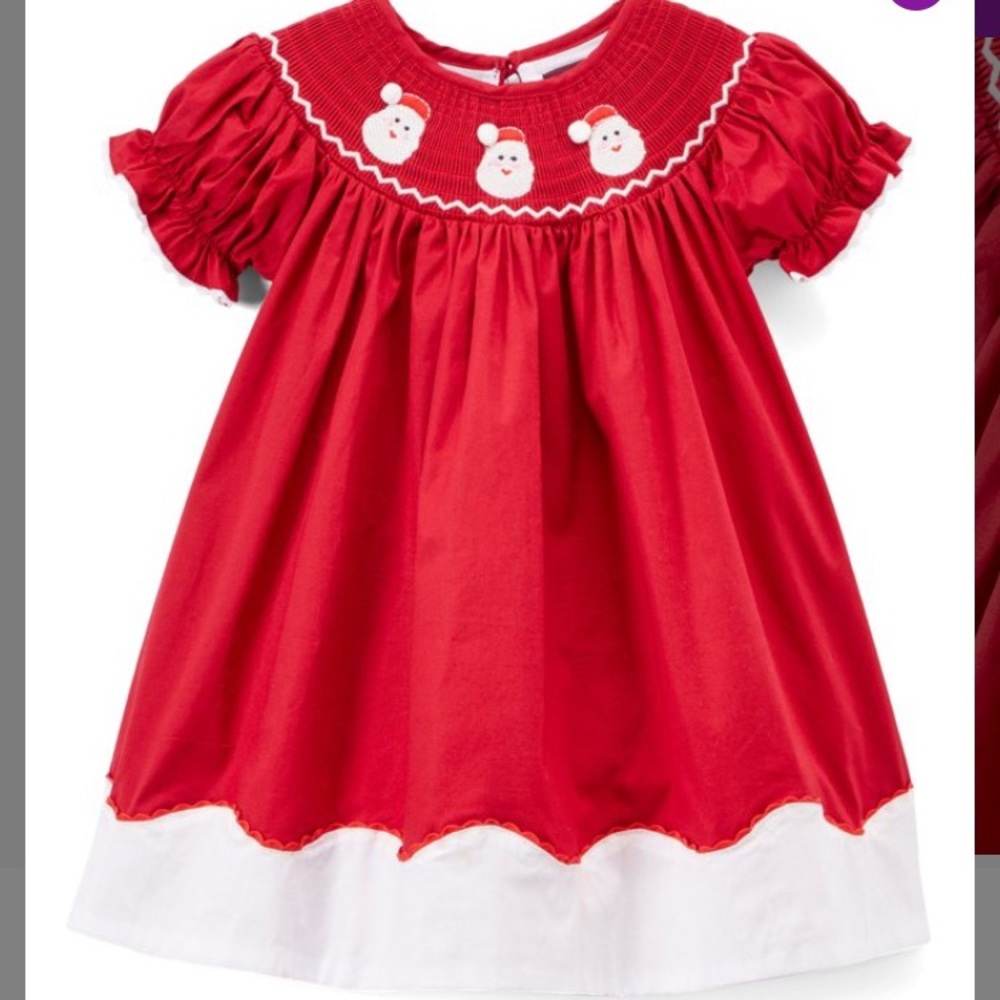 Lil Cactus Baby Girl Santa Dress